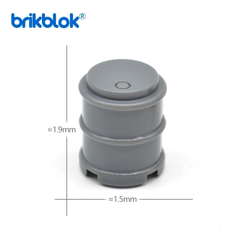 10 шт./лот MOC WW2 военный масляный барабан и горшок бочка печатная Часть армии США