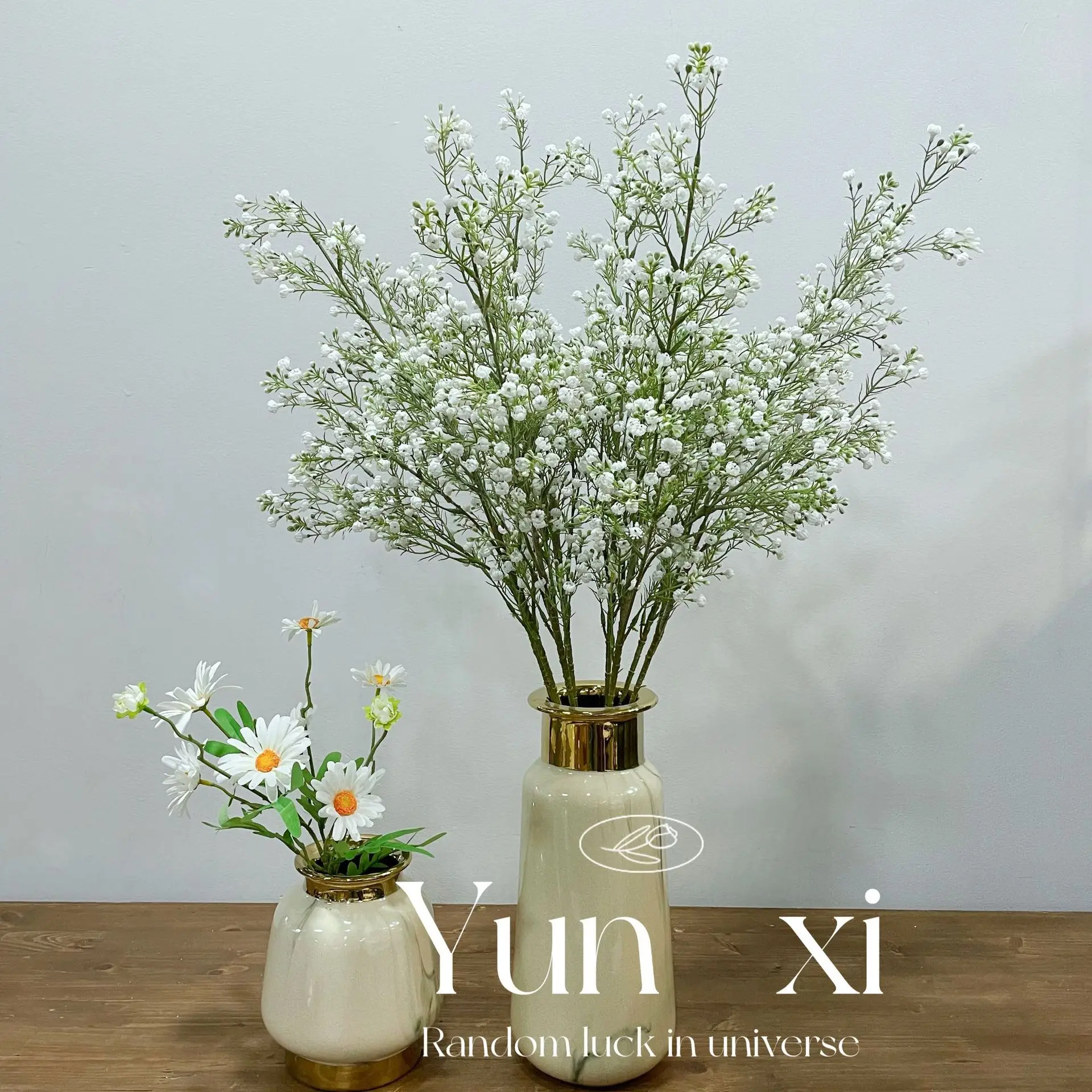 

Simulation 4 Fork Starry Sky Big Single Stem Home Wedding Decoration Floriculture Soft Outfit Photography Landscape Fake Flower