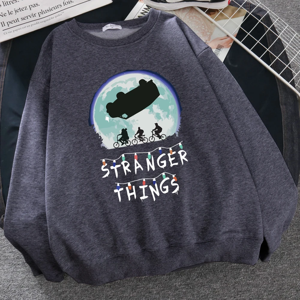 Autumn Hot Sale Sweatshirt Stranger Things UPSIDE DOWN Print Hoodies Men Brand Clothing Casual Sweatshirts Funny Mens Streetwear | Мужская