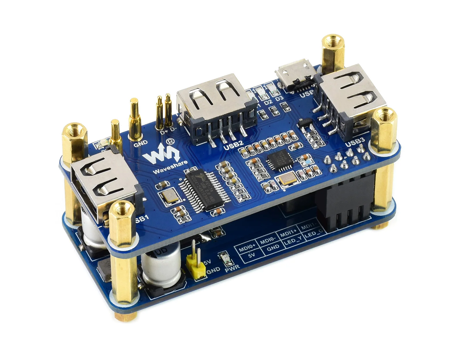 

Waveshare Ethernet PoE/usb-хаб шляпа для Raspberry Pi Zero/ Zero W / Zero WH, 3x USB 2,0 Порты, 802.3af в соответствии с требованиями