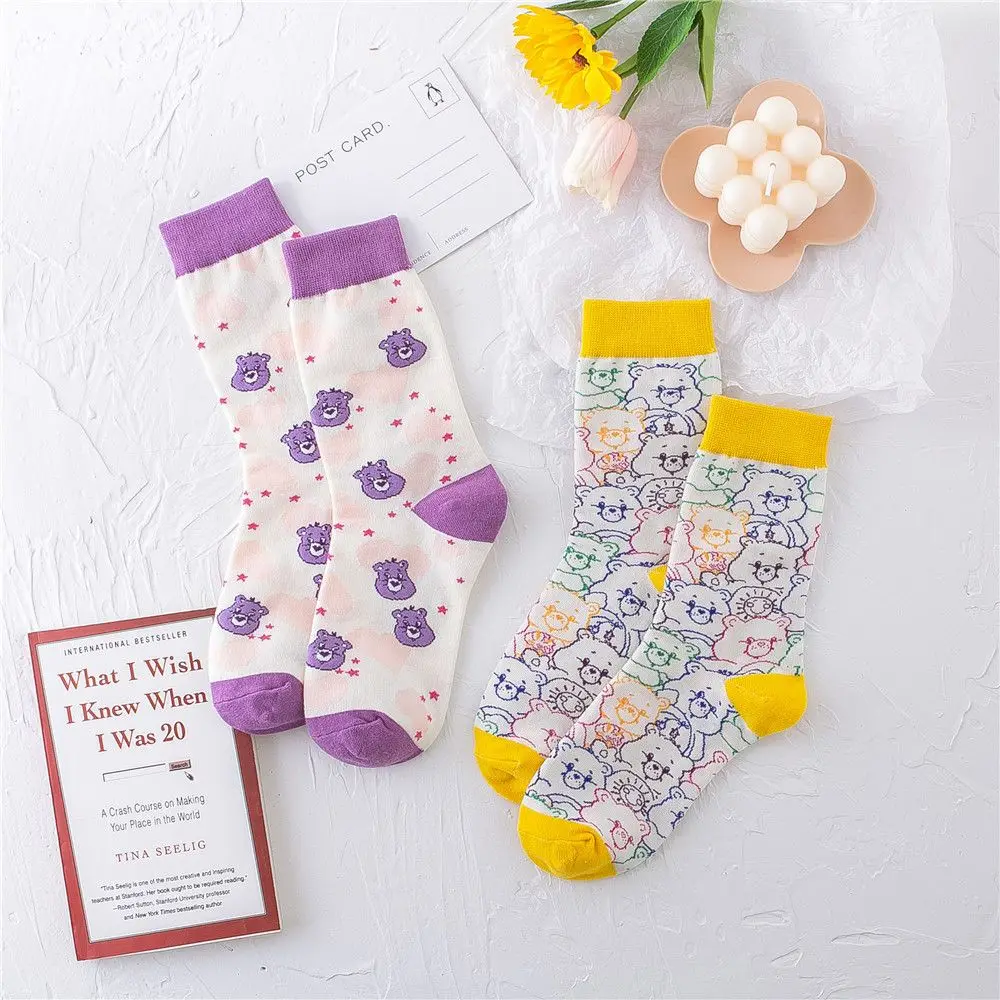 

Носки для девочек, модные теплые рождественские милые женские хлопковые носки, женская уличная одежда