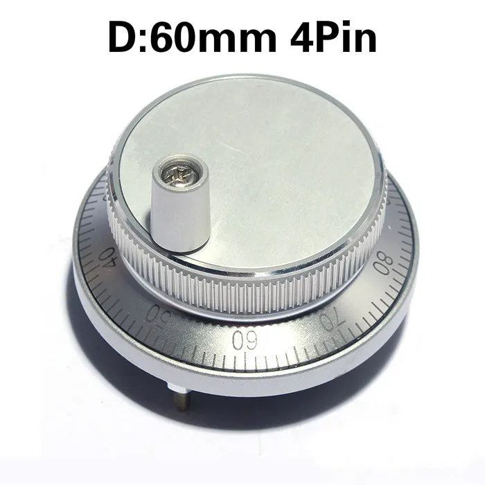 Электронное ручное колесо с ЧПУ диаметр 60 мм Импульсный номер 100 напряжение 24 В 4