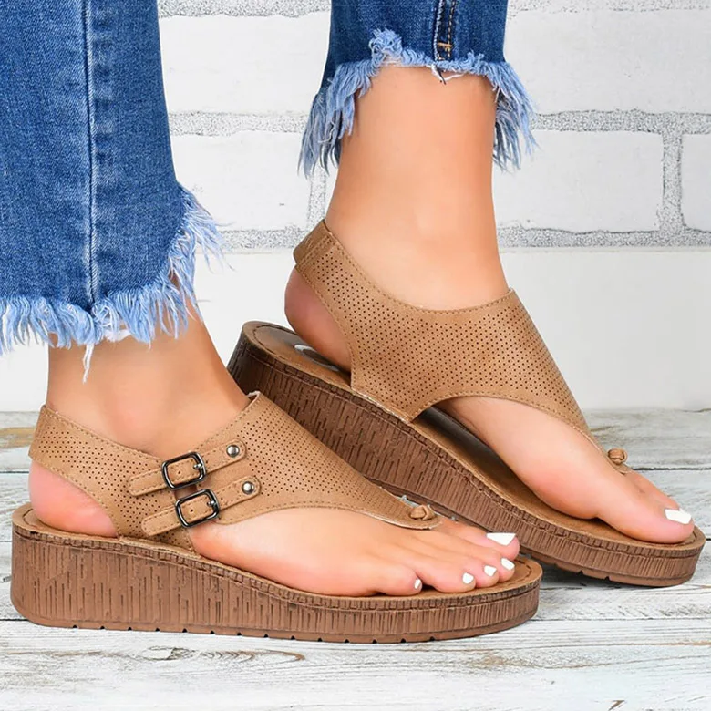 

2021 sandals women summer new fashion ladies flat shoes sandals women fashion adult summer British style