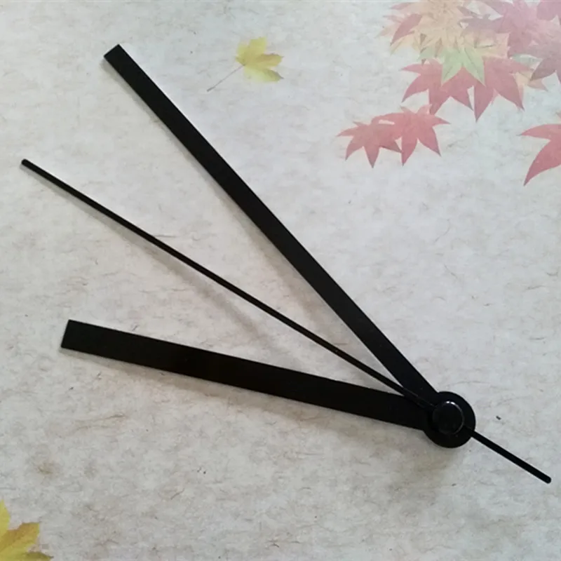 Новинка 50 наборов металлические черные кварцевые часы для рукоделия запчасти