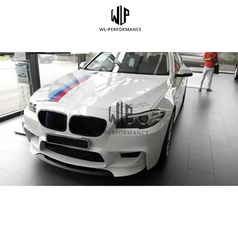 F10 F18 набор неокрашенных кузовов из ПУ передний бампер задний боковые юбки для BMW 5
