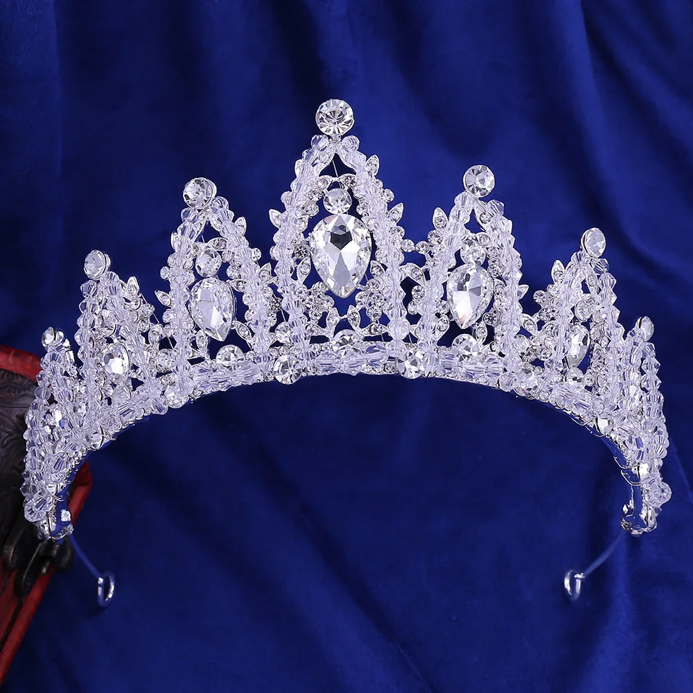 Свадебные аксессуары для волос в стиле барокко роскошная ручная работа стразы