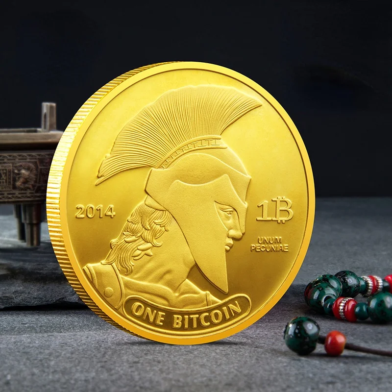 

Explosive Gold Coin Silver CoinKnight Coin Enamel Virtual Coin Bitcoin Collection Commemorative Coin Home Decoration Collection