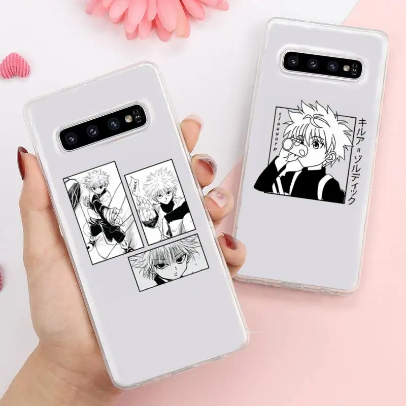 

Killua Zoldyck Hunter X Hunter Phone Case Transparent For Samsung Galaxy A S Note 9 10 51 50 71 70 80 20 21 30s ultra plus