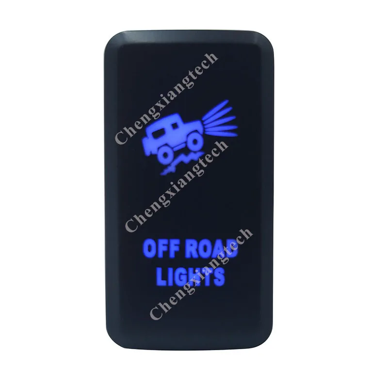 Синий светодиодный кнопка для автомобиля Toyota Prado Landcruiser Hilux FJ Cruiser ON Off Switch + Wire 12 V