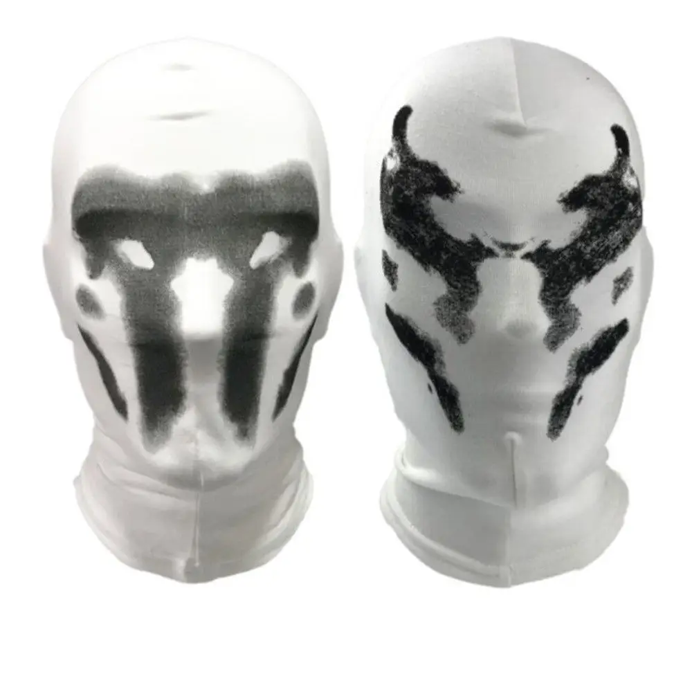 2019 маска Watchman Rorschach головной убор Маска Косплей цифровой принт Новинка Хлопковая