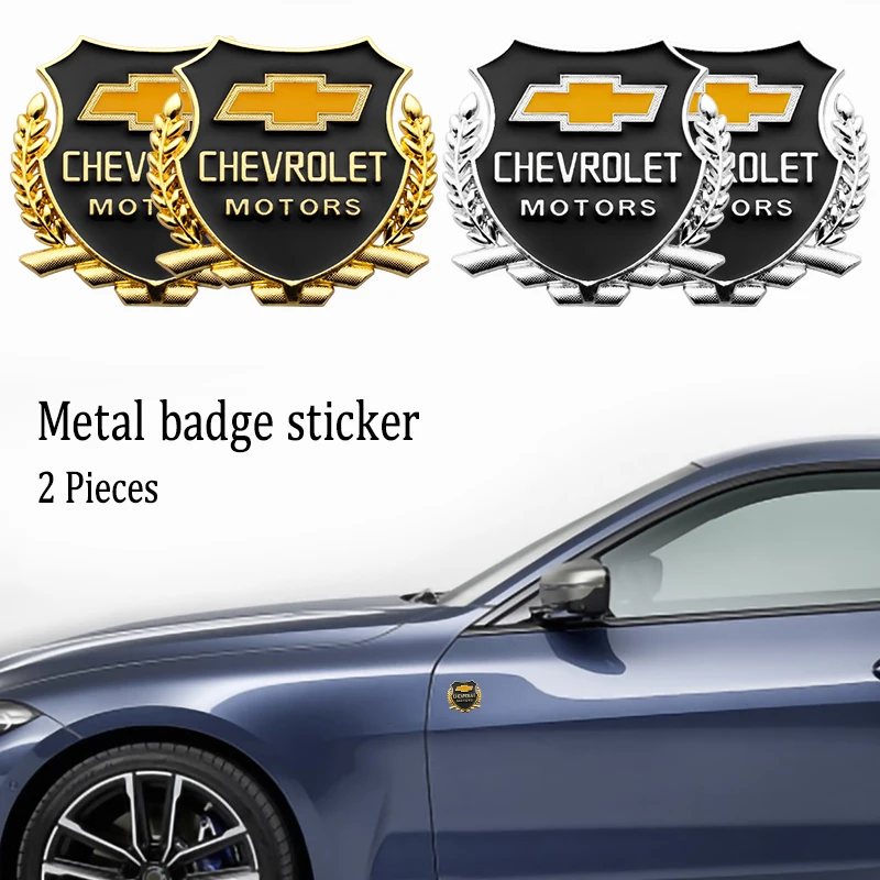 

Car styling accessories 3D Metal Stickers Emblem Badge Decals For Chevrolet Cruze Captiva Trax Malibu Tahoe Equinox Impala Sonic
