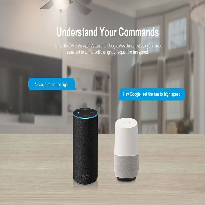 SONOFF IFan04-L WiFi потолочный вентилятор и контроль светильник ler Smart Home 100-120V голосовой