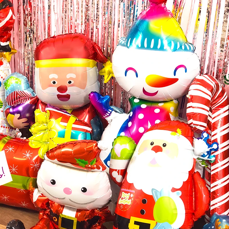 Воздушные шары из фольги с гелием на Рождество 2021 г. украшение для дома