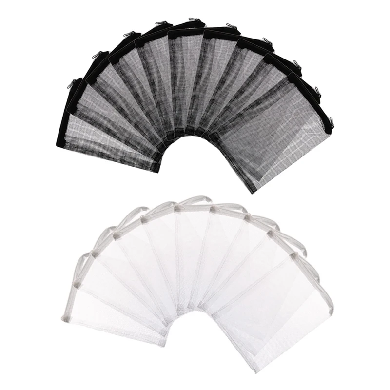 Полиэфирная Сетчатая Сумка для аквариума пруда медиа молния белая 20x15 см | Дом и