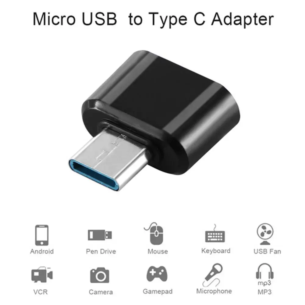 

Universal Usb To Type C Adapter For Android Mobile Mini Type-C Jack Splitter smartphone USB C Connectors OTG Converter Adapter