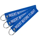 3 шт.лот вставка перед полетом брелок ювелирные изделия брелок для авиационных подарков Брелки с вышивкой синий OEM брелок для ключей