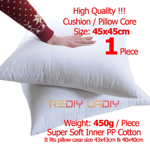 Cushion Core Крючок с защелкой, Веселый Рождественский чехол для подушки, предварительно напечатанный холст, пряжа, вязание крючком, искусство и ремесла, чехол для подушки, дивана, кровати, декоративные подушки украшения для дома - Цвет: Cushion Core