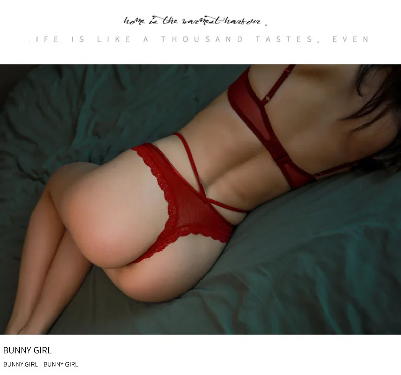 

Ladies Sexy Glamour Underpants Lace Bowknot Sexy Thong T-pants Sexy Beautiful Hollow Lace Edge Beauty Underwear