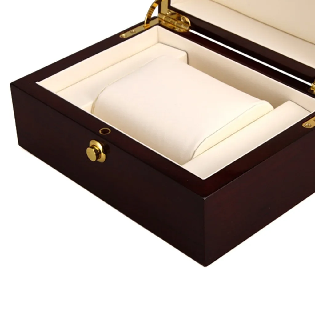 Деревянный чехол для часов ручной работы мужчин и женщин роскошная коробка