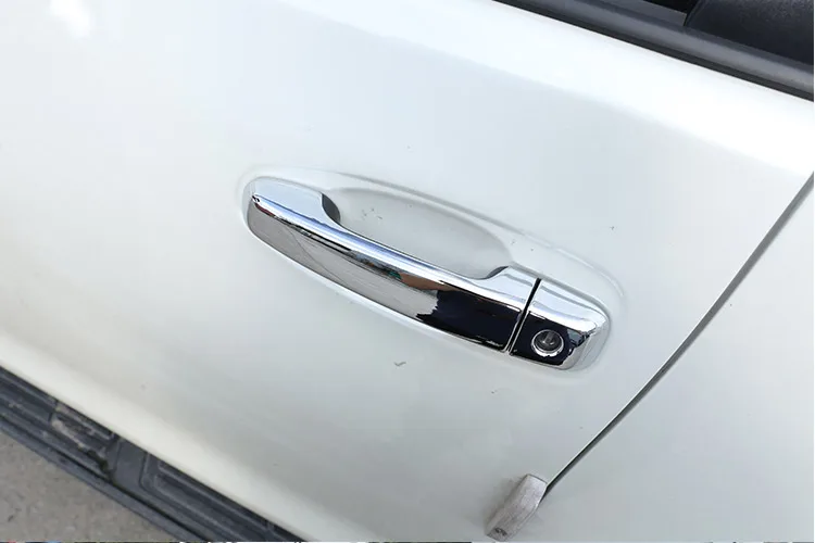 Для Toyota Land Cruiser Prado FJ150 150 ABS Хромированная дверная ручка отделка автомобильные аксессуары без интеллектуального отверстия