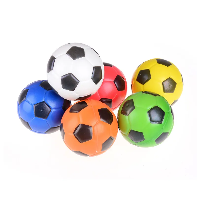 

1pc 10Cm PU sponge anti stress ball bouncy football kid toy outdoor sports game kids funny gadget