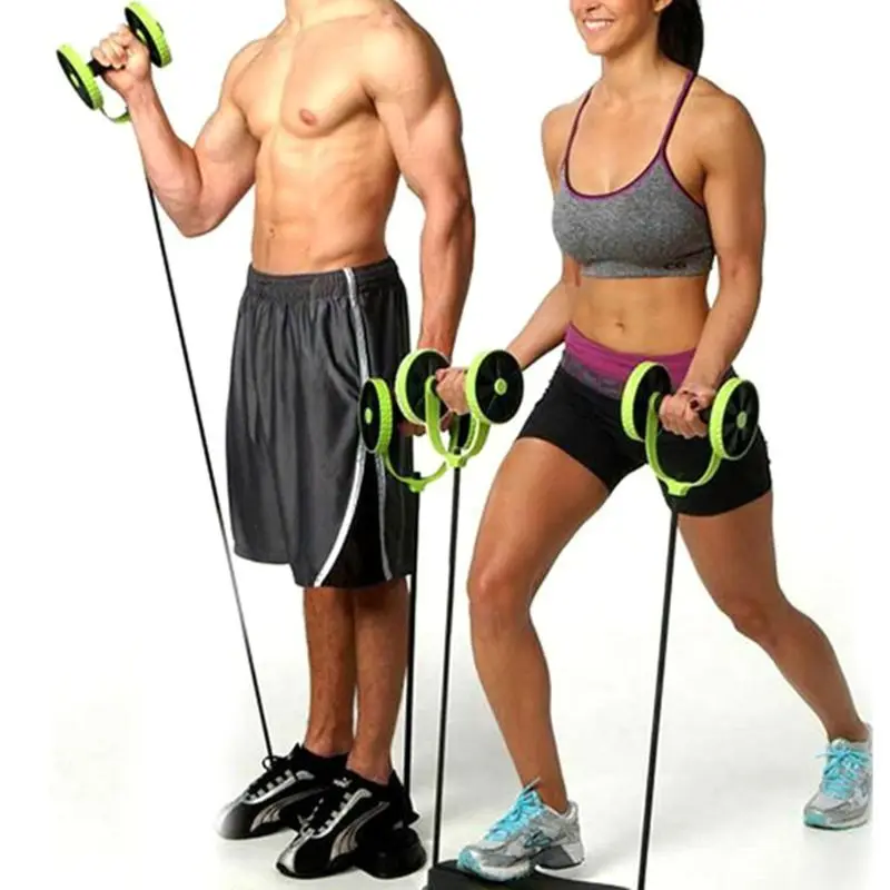 

AB Roller No Noise Abs Workout Equipment Easy To Use Ab Wheel Multifunctional Home Gem Equipment Power Roll Workout Equipment