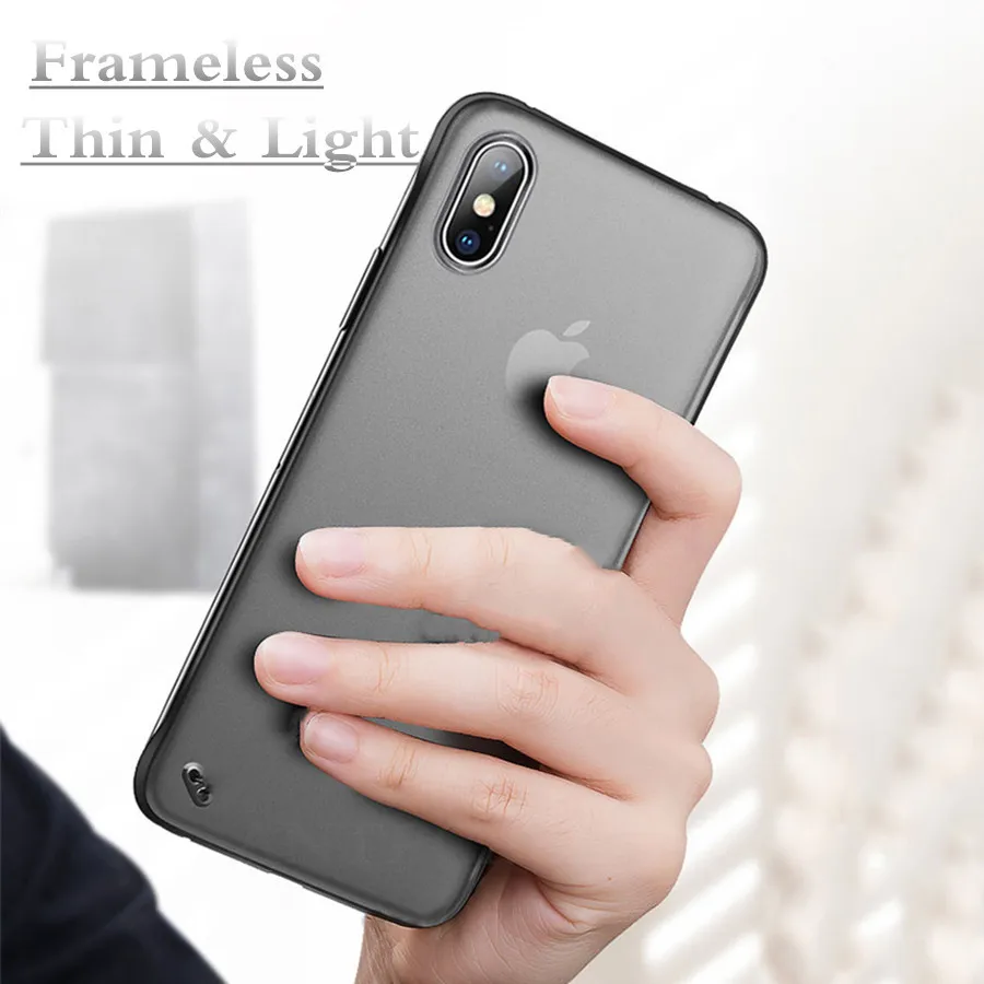Модные Прозрачные Жесткие Матовые чехлы для iPhone 11 Pro Xs Max XR X чехол 6 6S 7 8 Plus твердая