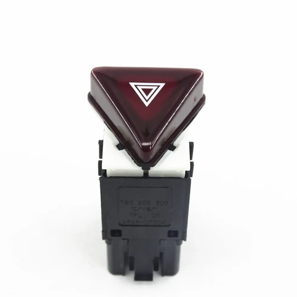 

1 Pcs 18G953509 Red Hazard Warning Switch Button Emergency Flash Switch for Jetta Golf MK5 GTI Rabbit 2006-2011 18G 953 509