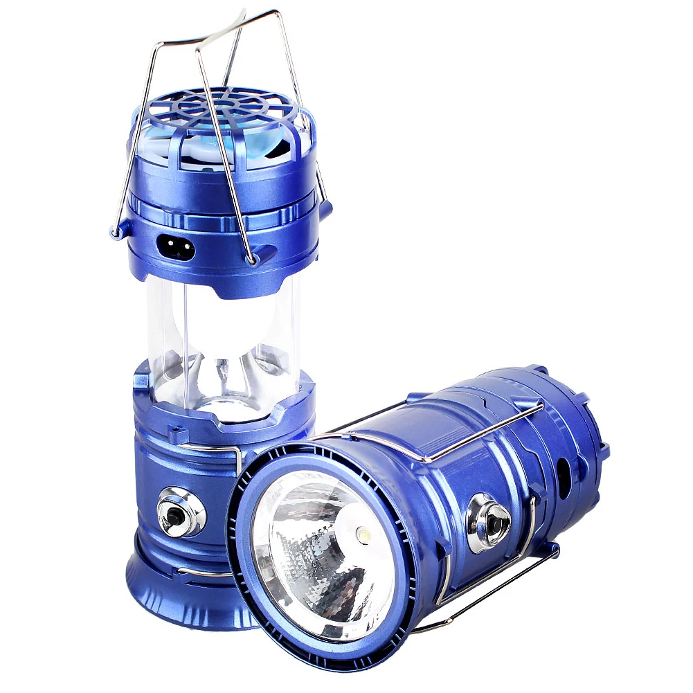 

LED Camping Light USB Portable Lighting Solar Camping Lantern Rechargeable Lamp Waterproof Outdoor Tent Light Hiking Fishing