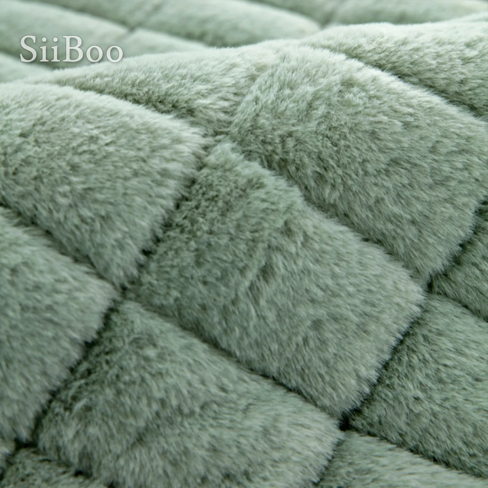 

Siiboo super thick top fluffy cover for sectional sofa quilted color contract rim modern style Toalla de sof sp6462