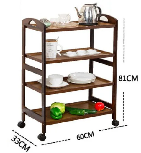 

Home Removable sofa coffee table tea rack Bamboo living room side cabinet Storage Rack Side Desk tea table corner table B561