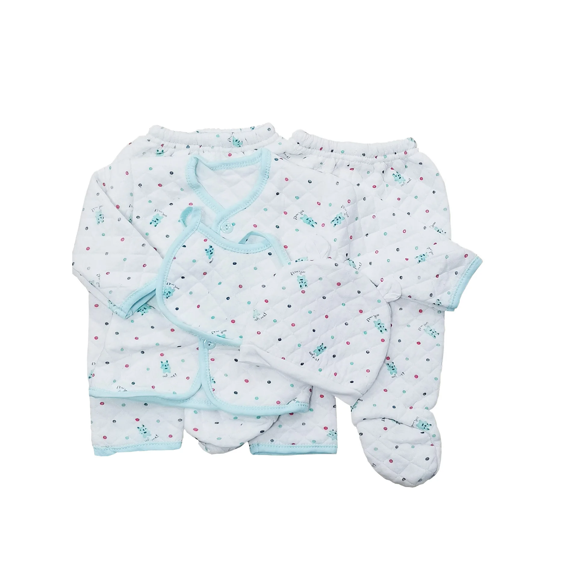 Детский комплект из 5 сэндвичей на осень и зиму нижнее белье для новорожденных