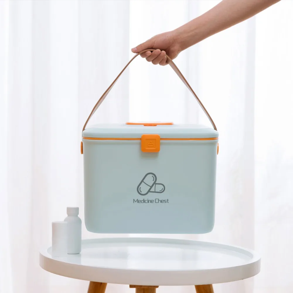Коробка для хранения лекарств портативная аптечка коробка семейный медицинский