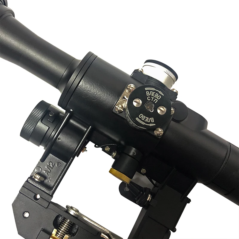 Тактический прицел типа PSO 4x24 с красной подсветкой гравировкой стекла для