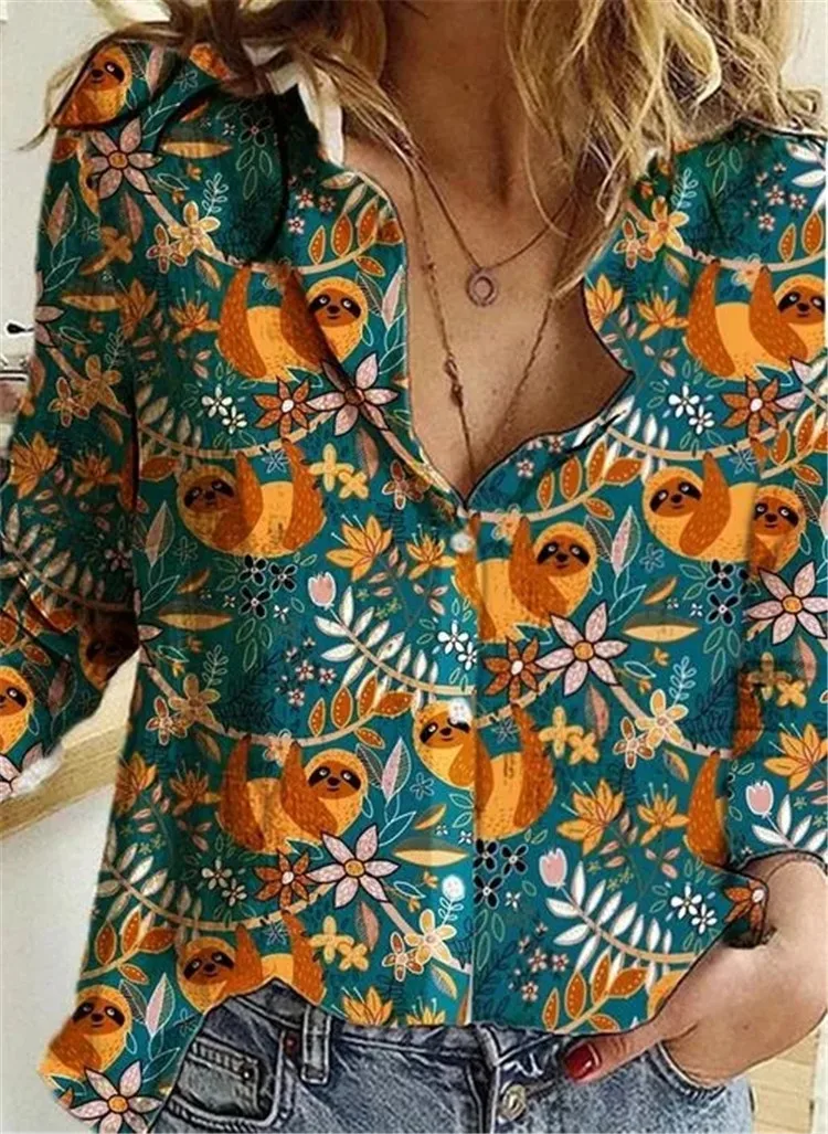

Women's shirts, casual long-sleeved blouses, plus size blouses