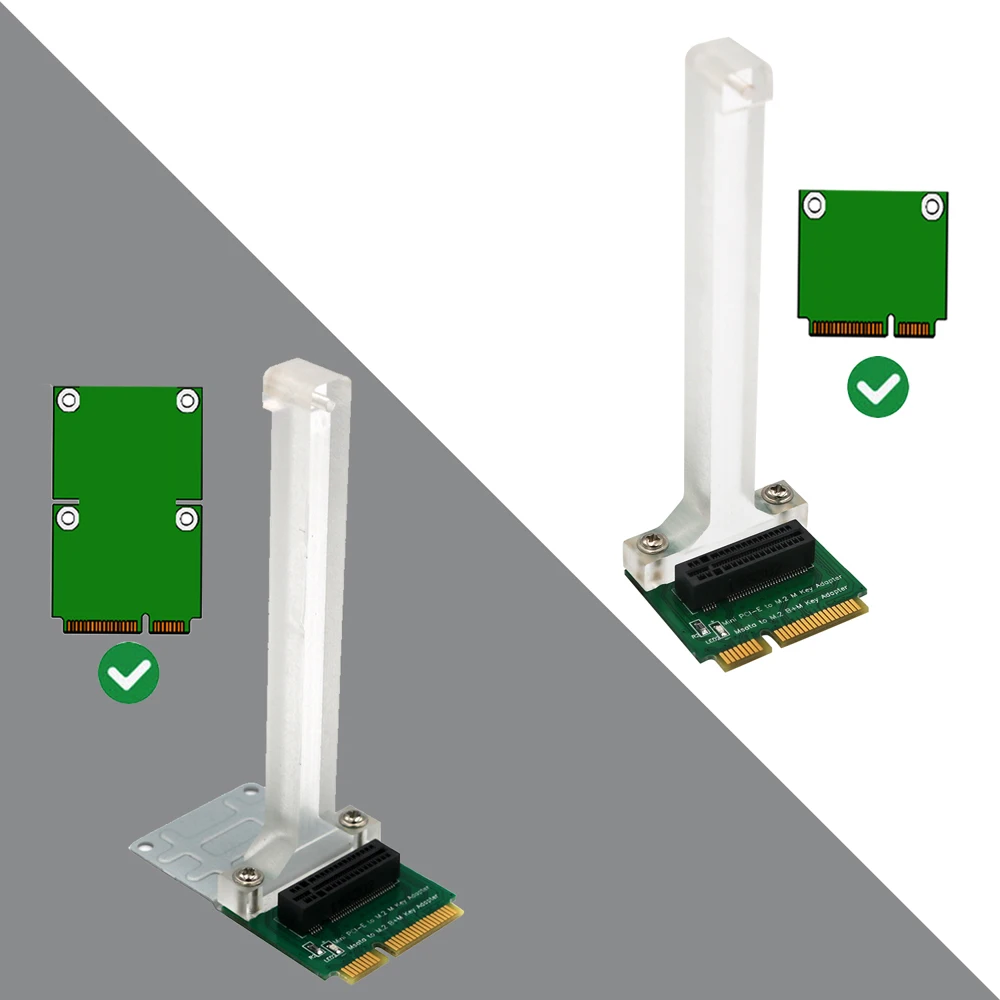 M2 SSD Adapter M Key M.2 PCI-E NVME to Mini Card or B+M NGFF SATA-Bus mSATA Converter New | Компьютеры и офис