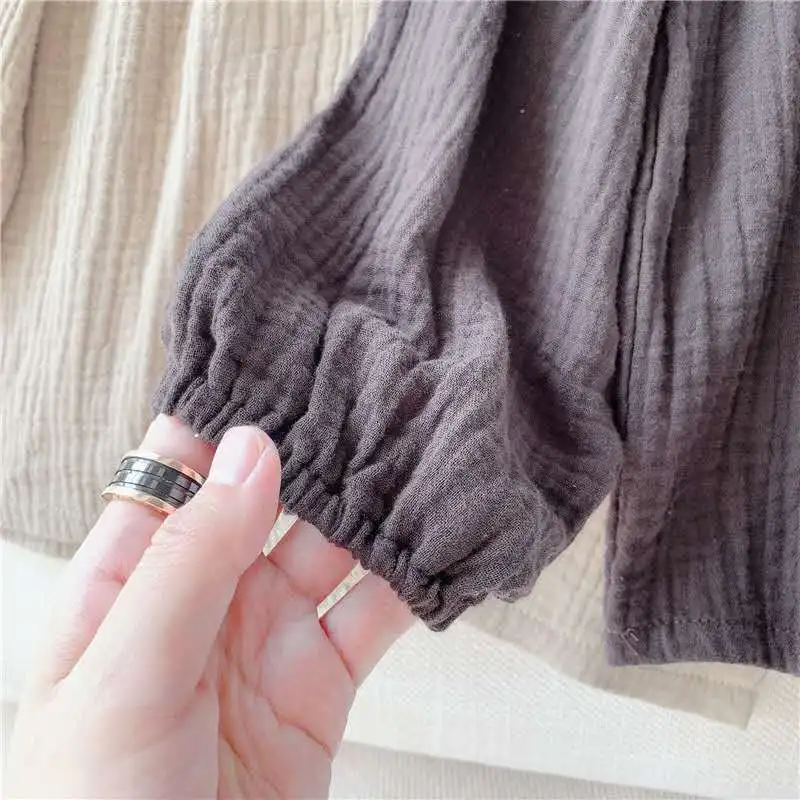 Детские осенние новинки 2020 осенняя одежда для девочек рубашки с длинными