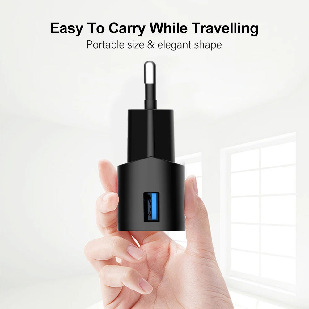Сетевое зарядное устройство PUJIMAX USB 5 в 1 2 А дорожное портативное мобильный