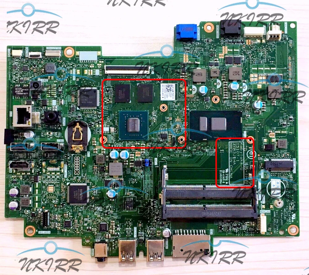 

Kabylake-U 15107-1 3YW3J PGMR1 P65XD I5-7200U 920MX 2GB Motherboard for Dell INSPIRON 20 3064 22 3264 24 3464