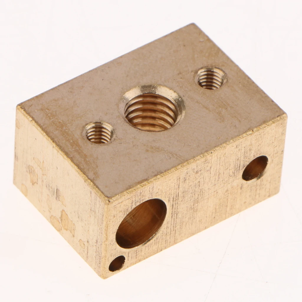

Brass Heater Block Copper High Temperature V6 Nozzles Extruder [2PACK]