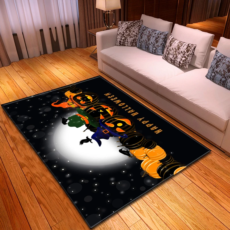 Ковер для гостиной на Хэллоуин противоскользящий ковер вечеринки декор спальни