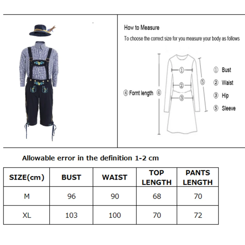 

Carnival Man England Beer Fest Cosplay The Munich Oktoberfest Costume Plaid Shirt Halloween Fancy Party Dress