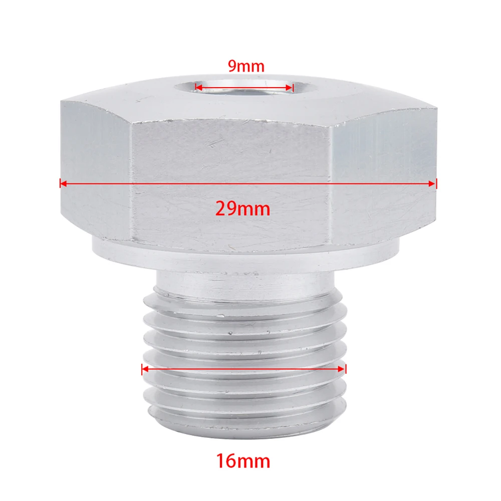 

Oil Pressure Sensor Adapter M16x1.5 1/8 NPT Aluminum Alloy Sensor Adapter Replacement for LS Series Engines Accessory
