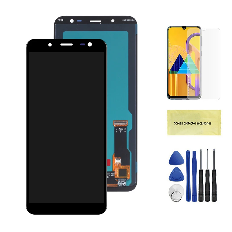 5,6 ''Супер AMOLED lcd для samsung Galaxy J6 J600F J600 J600Y J600FN/ds дисплей сенсорный экран в сборе