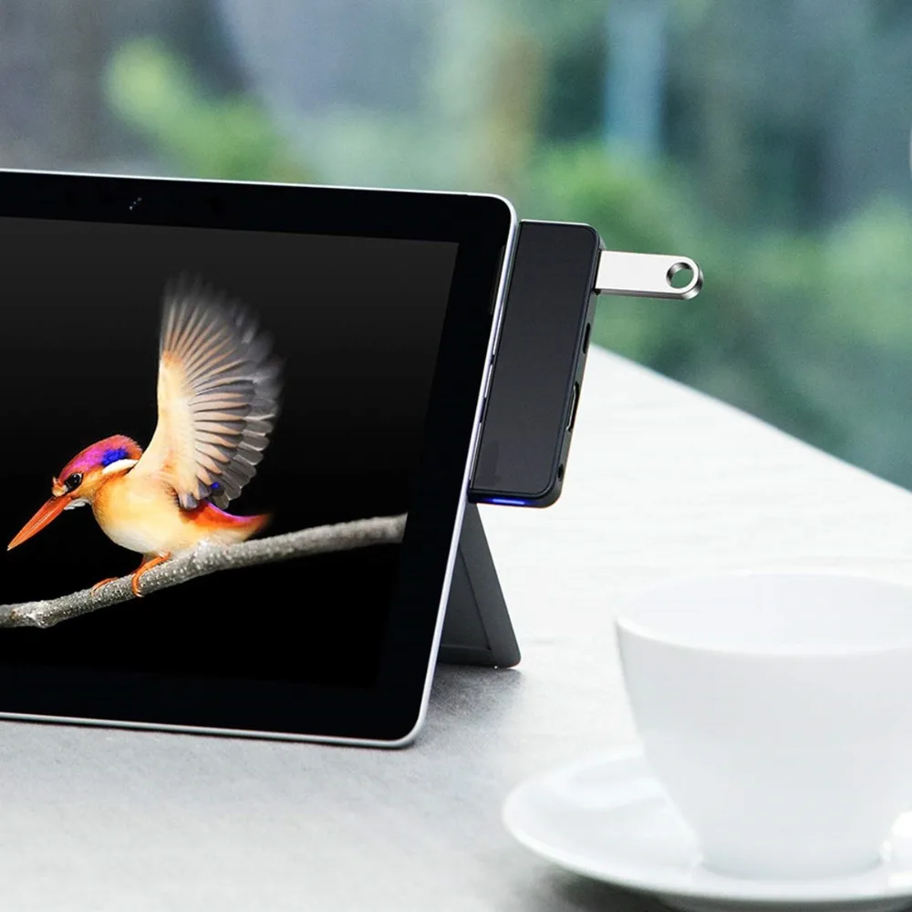 С 4K USB C к HDMI USB 3,0 AUX поверхность Go док-станция USB C HDMI адаптер для поверхности Go USB C концентратор адаптер ключ