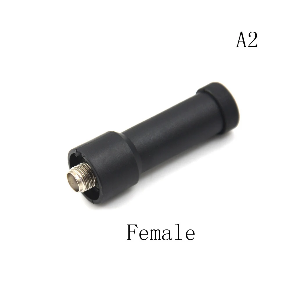 Черный Мини короткая антенна SMA UHF 400 480 МГц для Kenwood Baofeng Портативная радиостанция