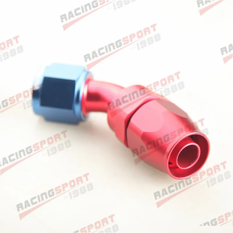 -10 AN AN10 -10AN 45 DEGREE SWIVEL HOSE END FITTING ADAPTOR Aluminum | Автомобили и мотоциклы