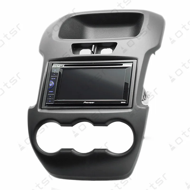 Автомобильный радиоприемник стерео Панель пластина для FORD Ranger 2011 2012 2013 ручной кондиционер черная рамка