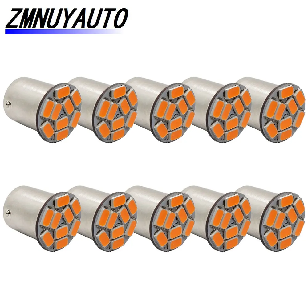 10 шт. BA15S 5630 9SMD светодиодный P21W 1156 светодиодная лампа S25 R5W ные автомобильные лампы