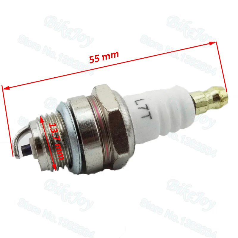 2pcs/pack L7T Ignition Spark Plug 47cc 49cc 2 Stroke ATV Quad Go Kart Tricycle Dirt Pocket Mini Moto Bike Motorcycle Parts | Автомобили и